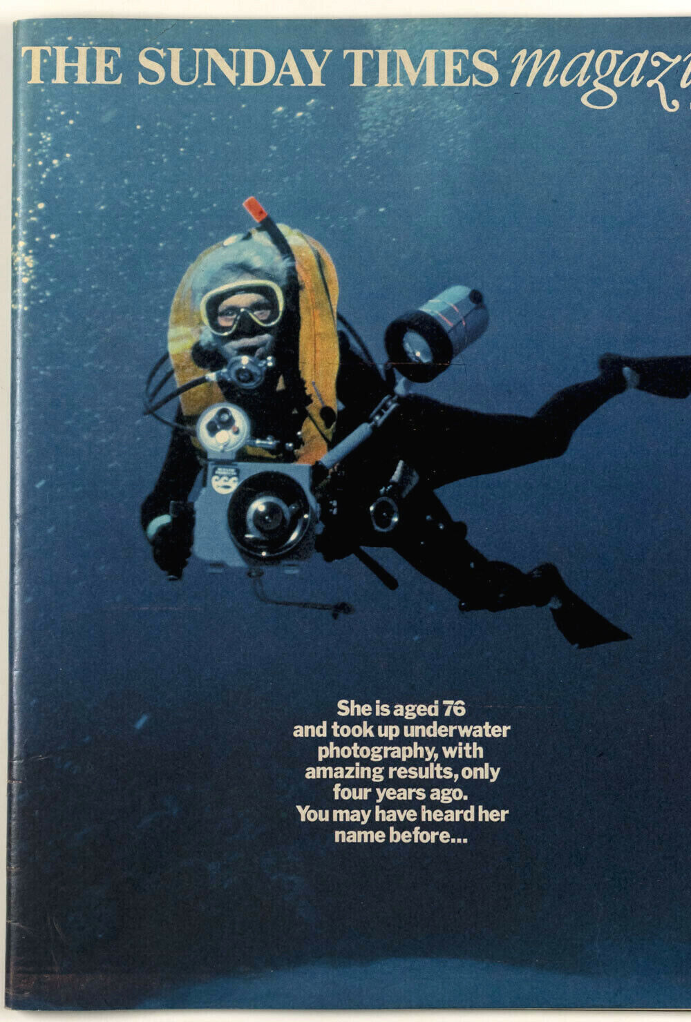 LENI RIEFENSTAHL Anne Ziegler Webster Boothe UNDERWATER PHOTOGRAPHY Sunday Times