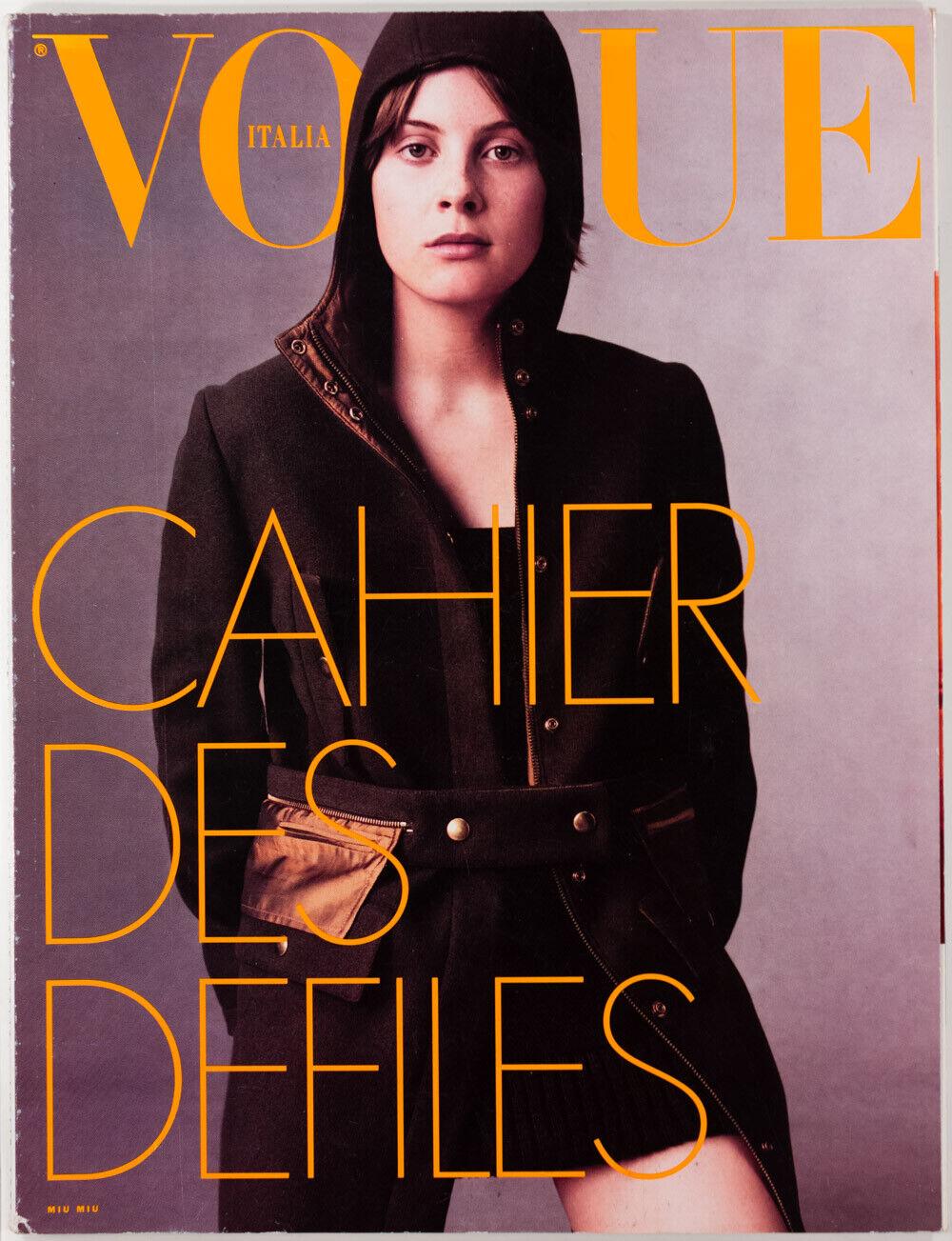 CAHIER DES DEFILES Miu Miu rare supplement to VOGUE ITALIA magazine July 1999