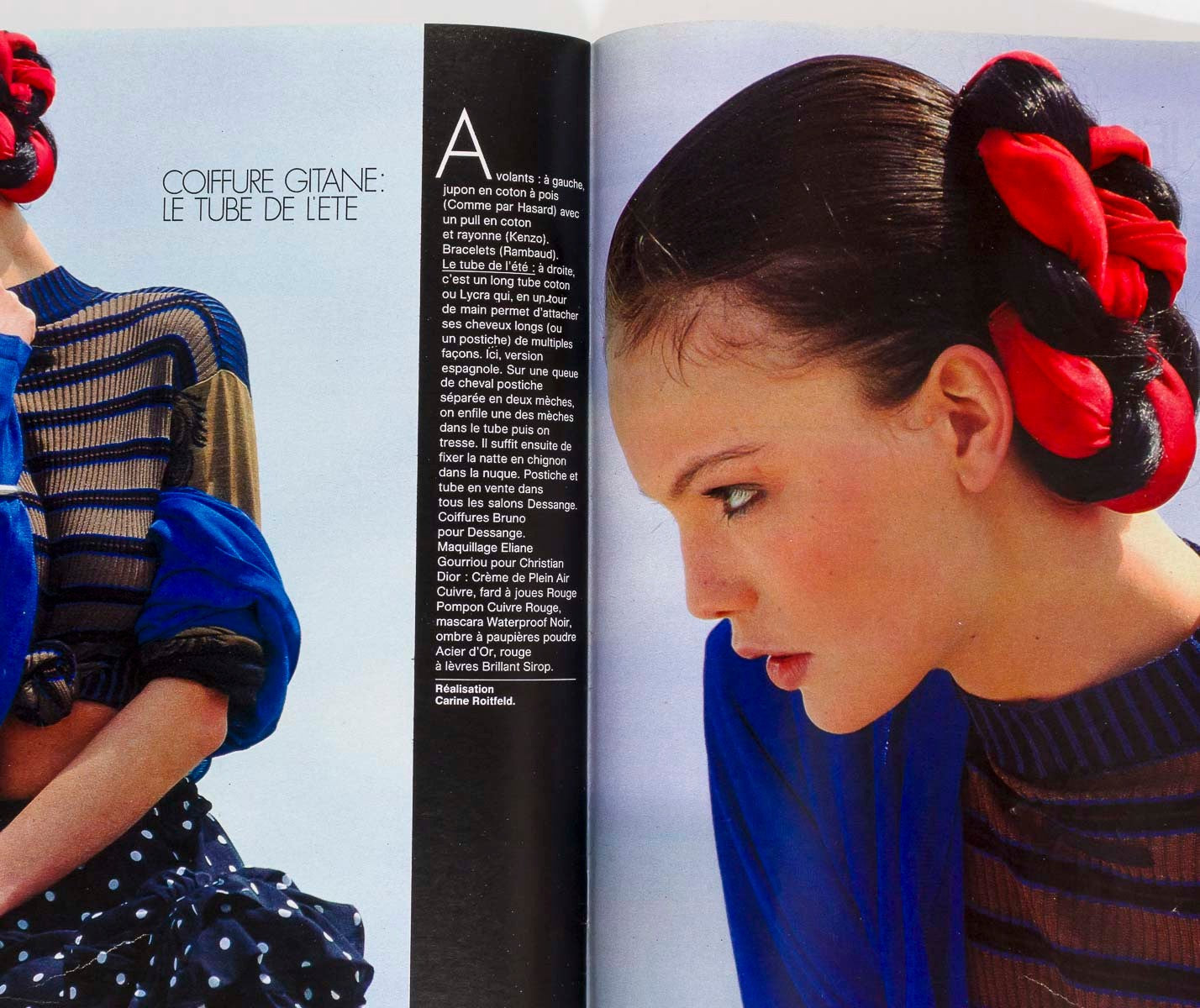 SADE ADU Molly Ringwald KATHARINE HEPBURN Elle magazine July 28 1986 Hans Feurer