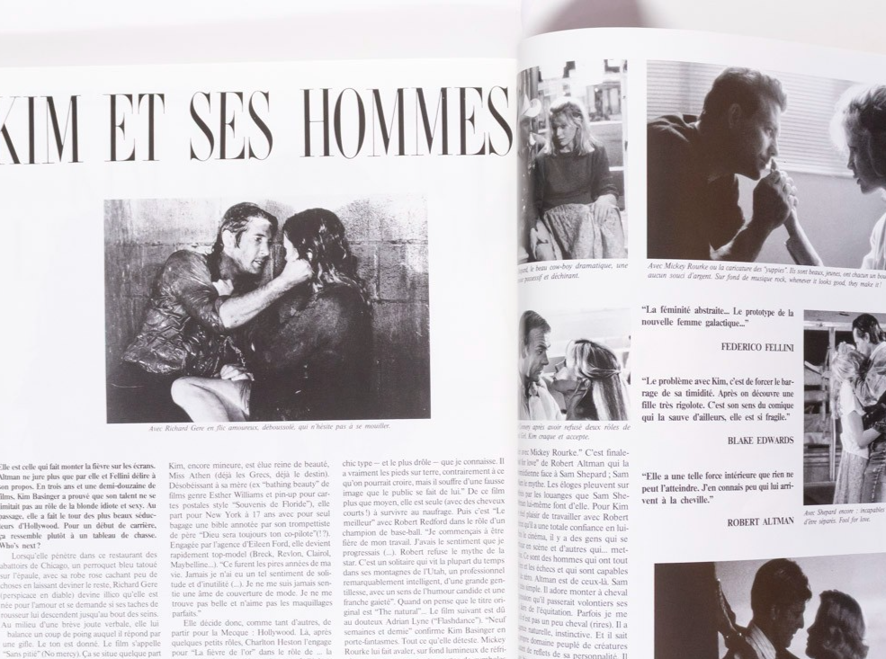 Kim Basinger GUY BOURDIN Kristen McMenamy PARIS VOGUE May 1987 Julie Delpy 676