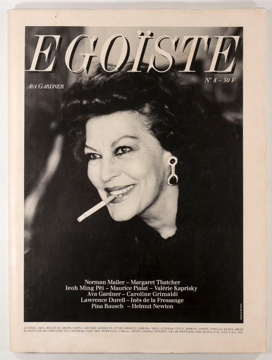 Ava Gardner HELMUT NEWTON Antonio Lopez DEBORAH TURBEVILLE Pina Bausch EGOISTE 8