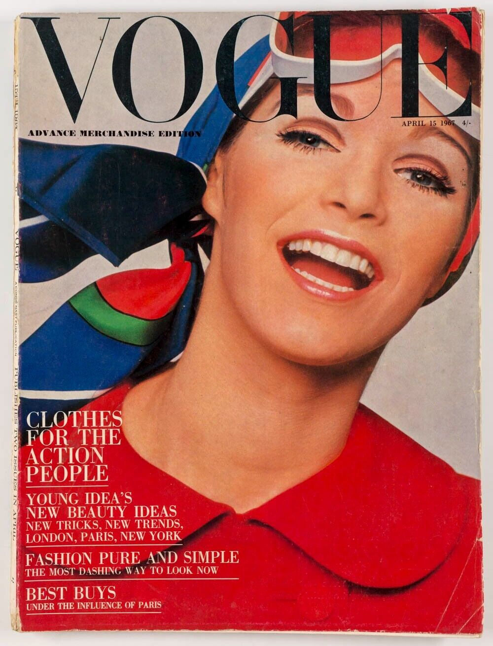 Twiggy BOB RICHARDSON Francoise Hardy GUY BOURDIN Jill Kennington VOGUE Apr 15th