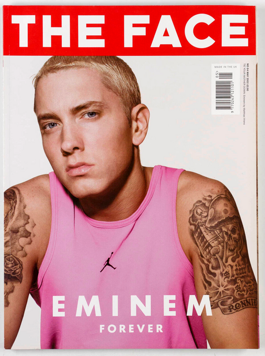 Eminem WITHDRAWN PINK TOP COVER Travis Fimmel THE FACE magazine 2002 Sugababes