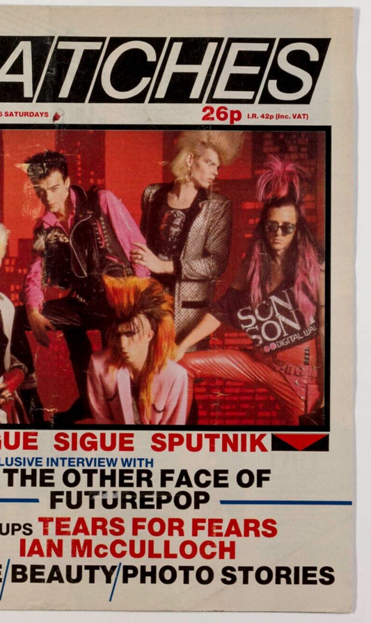 Sigue Sputnik ECHO & THE BUNNYMEN IAN MCCULLOCH Tears For Fears PATCHES magazine