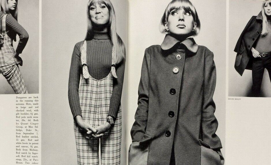JEAN SHRIMPTON Donyale Luna PEGGY MOFFITT Jill Kennington PATTIE BOYD  Red Vogue