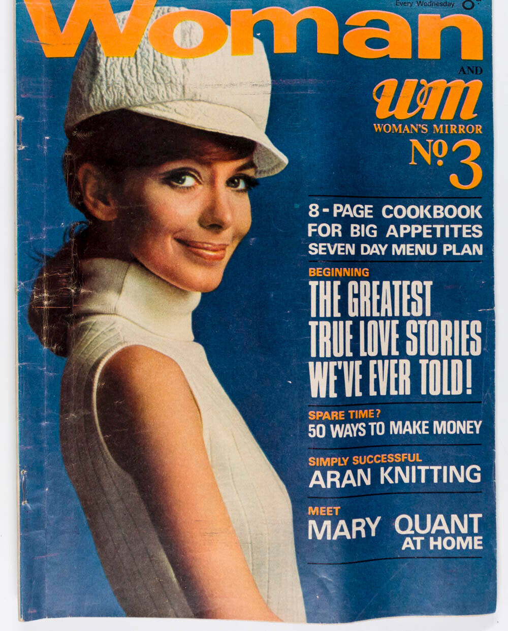 MARY QUANT AT HOME Twiggy LYNN REDGRAVE Alexander Plunket Greene WOMAN Magazine