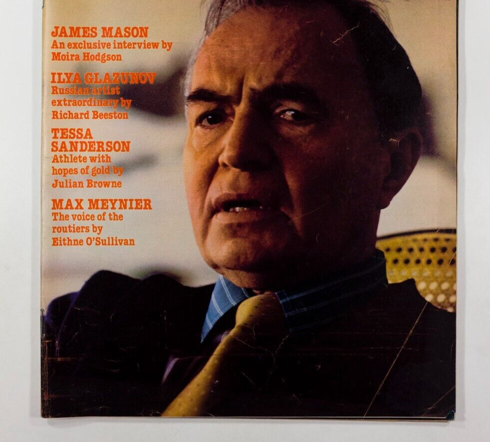 James Mason ILYA GLAZUNOV Tessa Sanderson MAX MEYNIER Sunday Telegraph magazine
