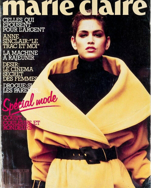 CINDY CRAWFORD Mats Gustafson STEVE HIETT Naomi Campbell MARIE CLAIRE magazine