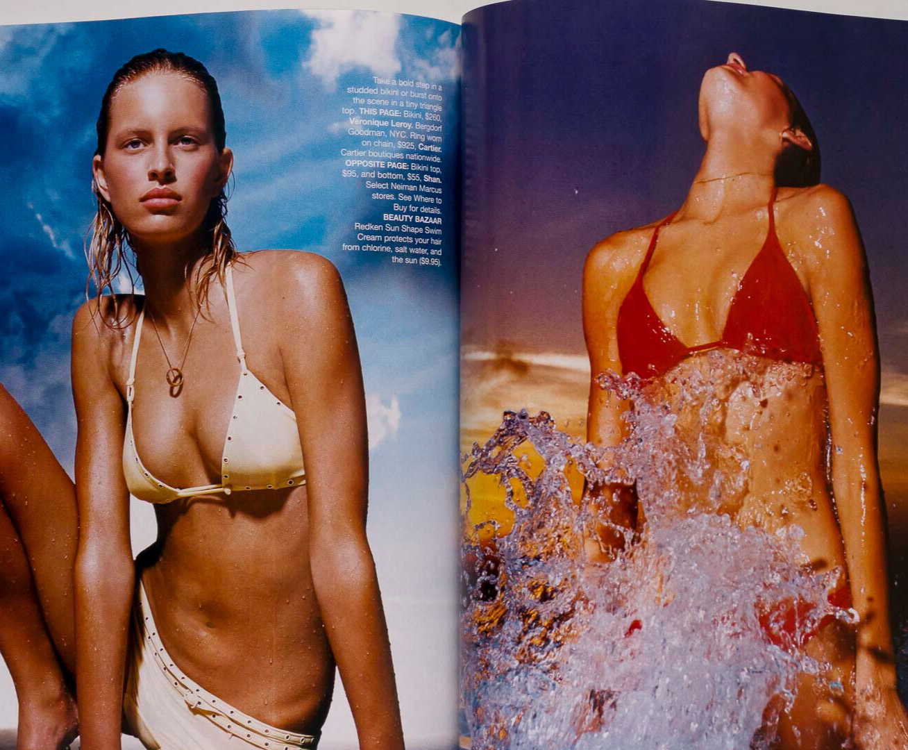 KATE MOSS Karen Elson KAROLINA KURKOVA Harpers Apr 2002 Lagerfeld JESSICA MILLER