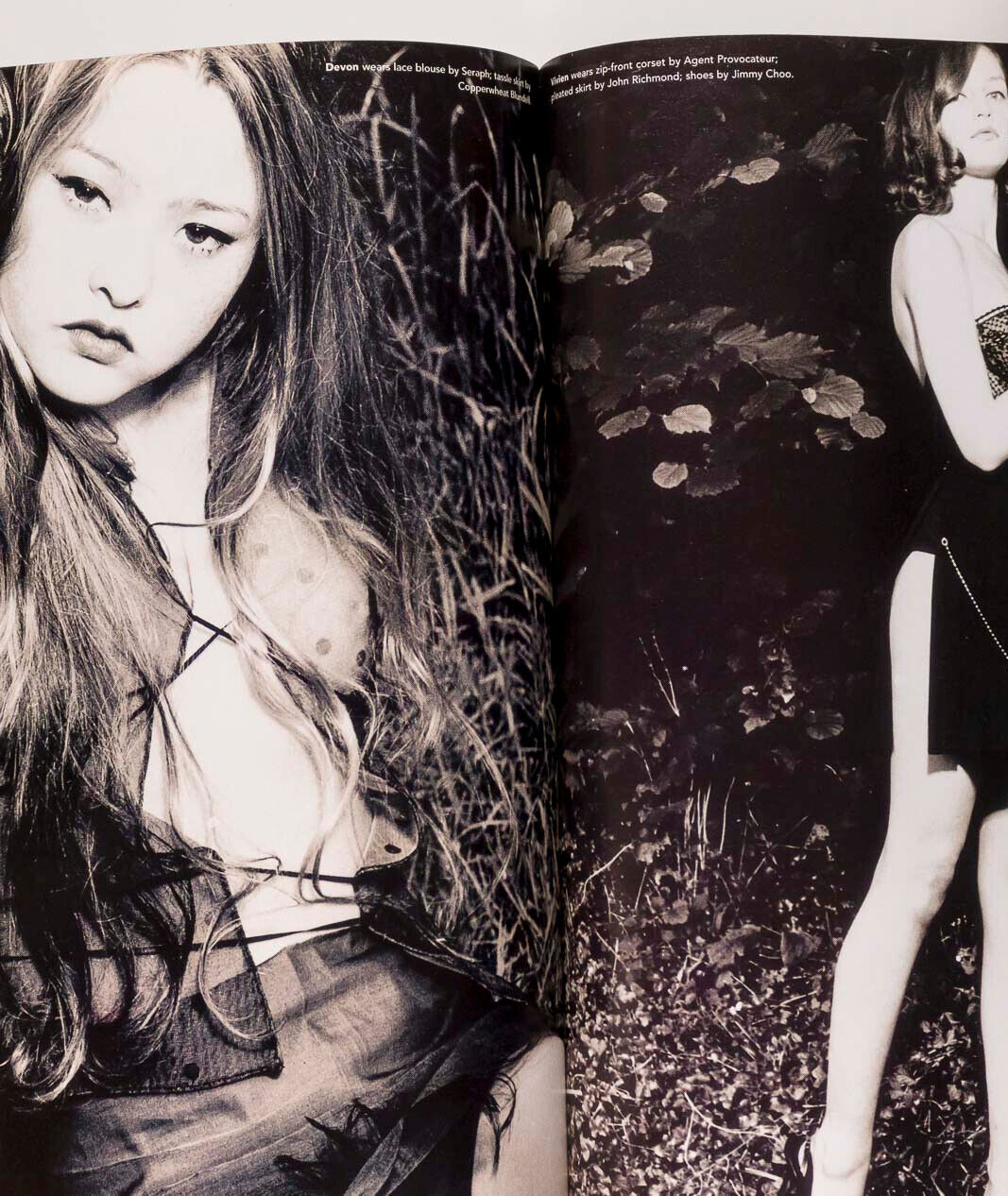Devon Aoki ALEXANDER MCQUEEN Juergen Teller KATE MOSS Versus SOLARI i-D MAGAZINE