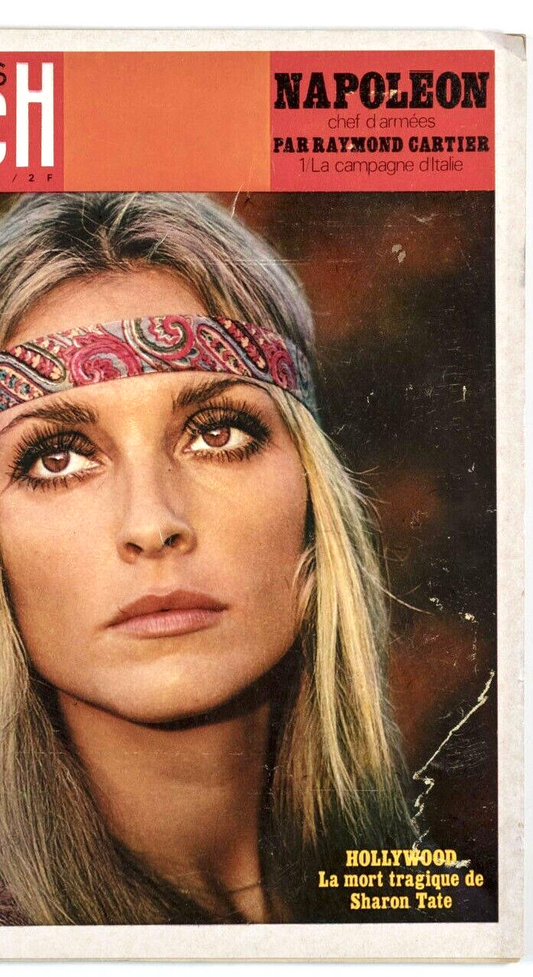 SHARON TATE Roman Polanski GARY HEMMING Irish riot war MARS Paris Match magazine