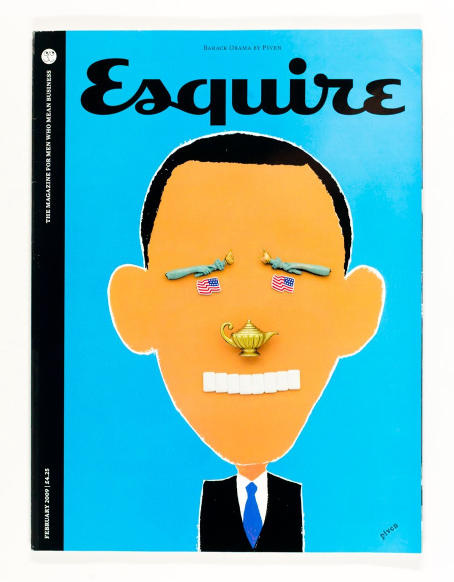 Barack Obama BILL NIGHY Michael Sheen ESQUIRE magazine February 2009 Tom Cruise