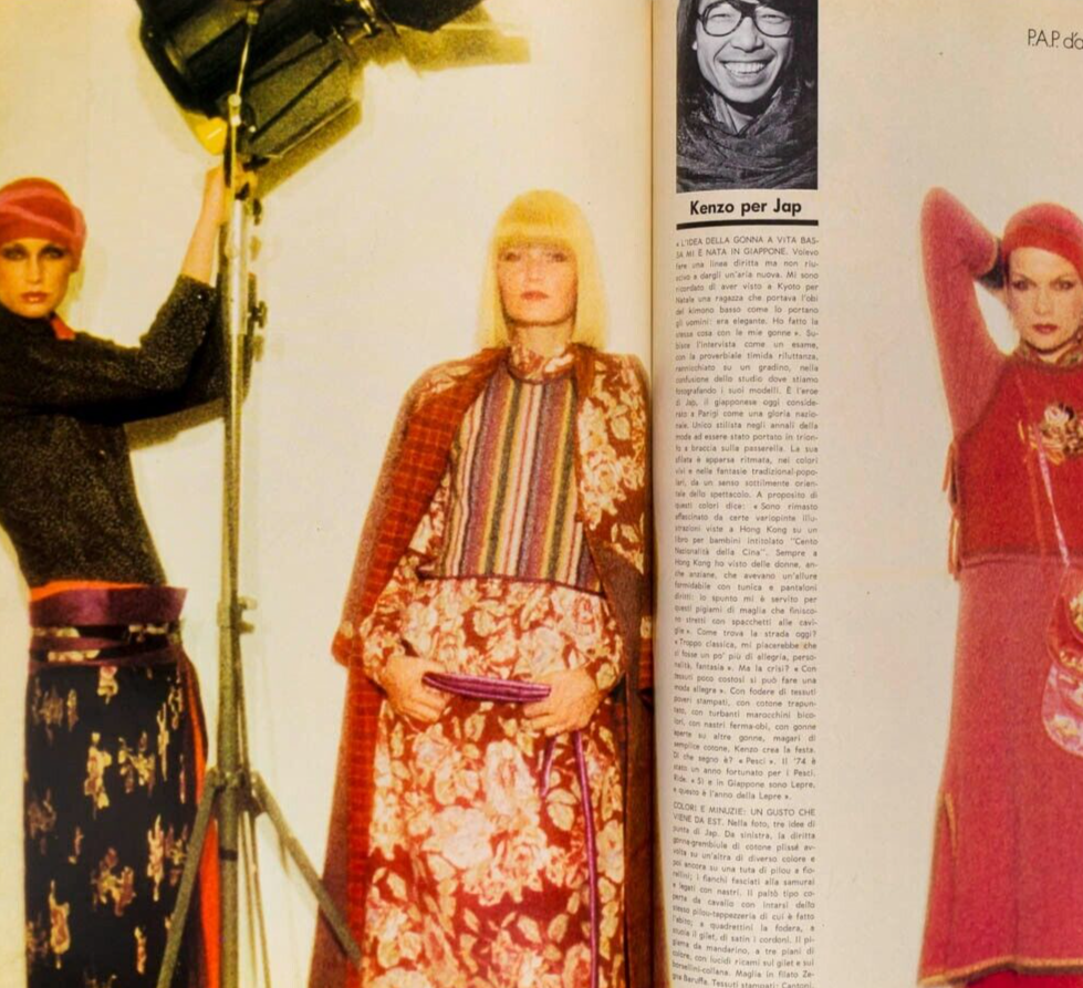 Laura Alvarez GIANNI VERSACE Antonio Lopez LAGERFELD Valentino YSL Armani  VOGUE