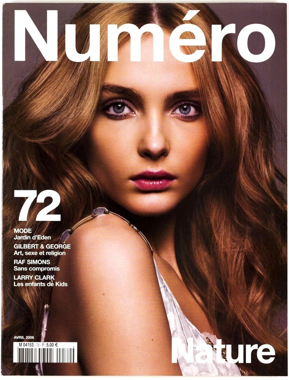 MariaCarla Boscono NATASHA POLY Caroline Trentini RAF SIMONS Numero magazine vtg