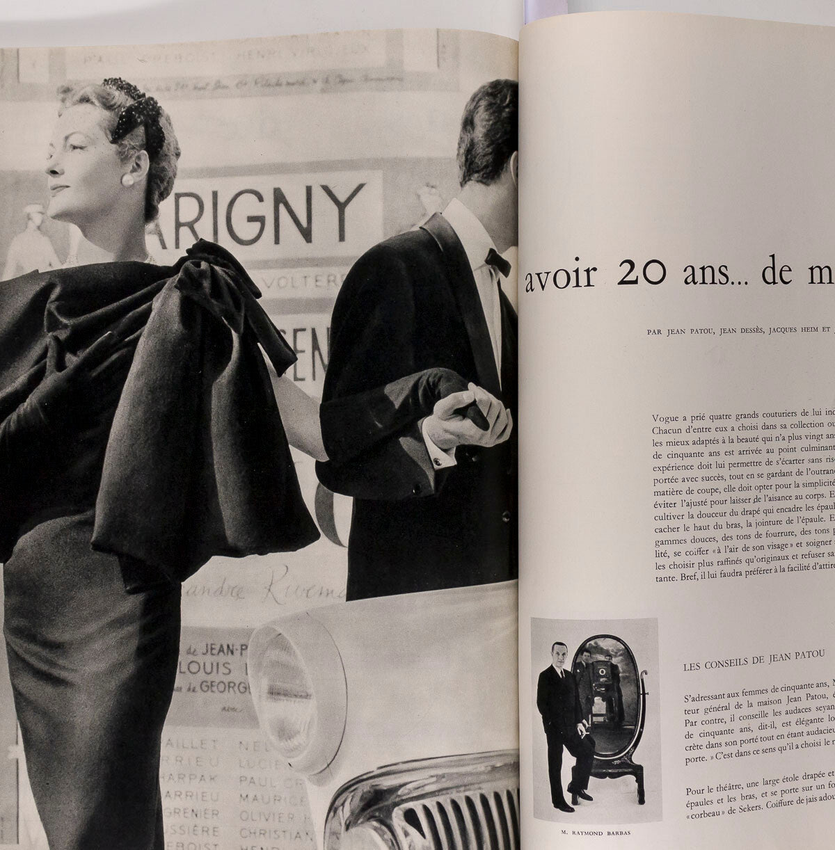 Patsy Pulitzer WILLIAM KLEIN Norman Parkinson PARIS VOGUE 1956 Henry Clarke 1957