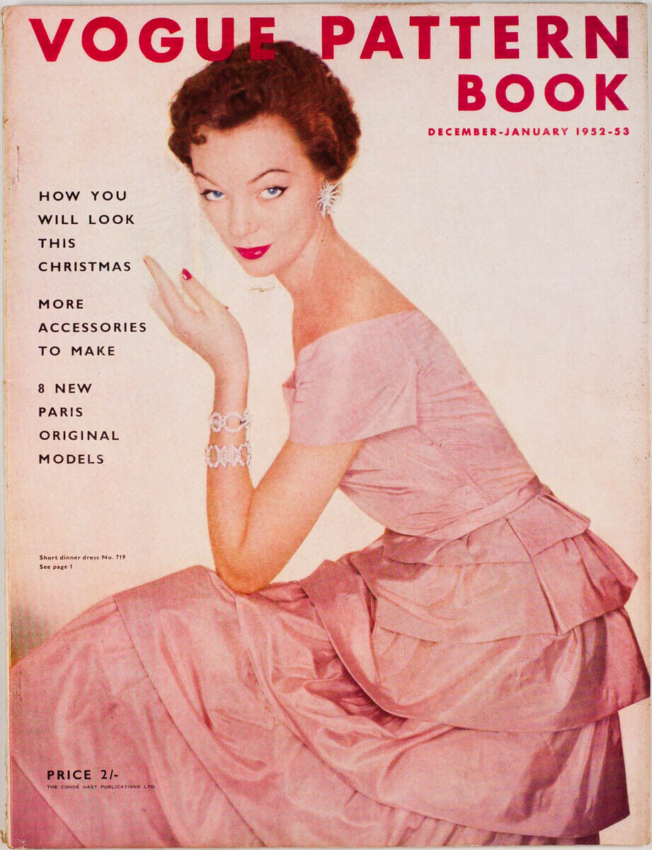 Ivy Nicholson JOHN DEAKIN Vogue Pattern Book magazine December 1952 January 1953