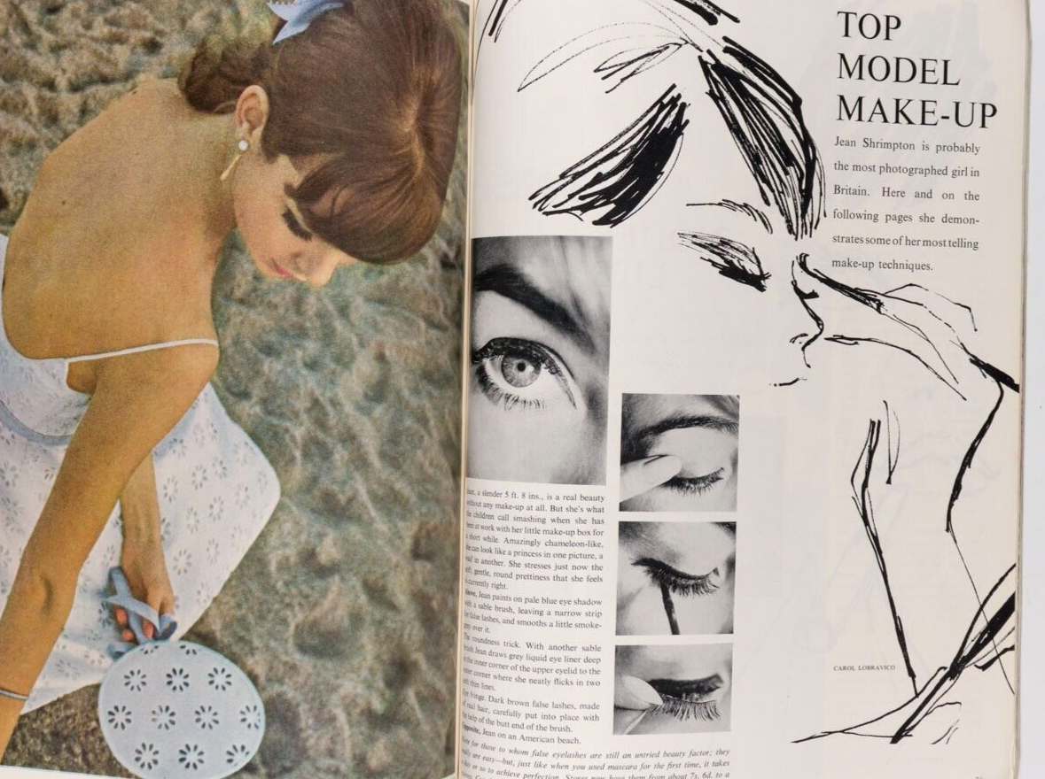 Jean Shrimpton TANIA MALLETT Celia SURYA NAMASKAR John Deakin VOGUE BEAUTY BOOK