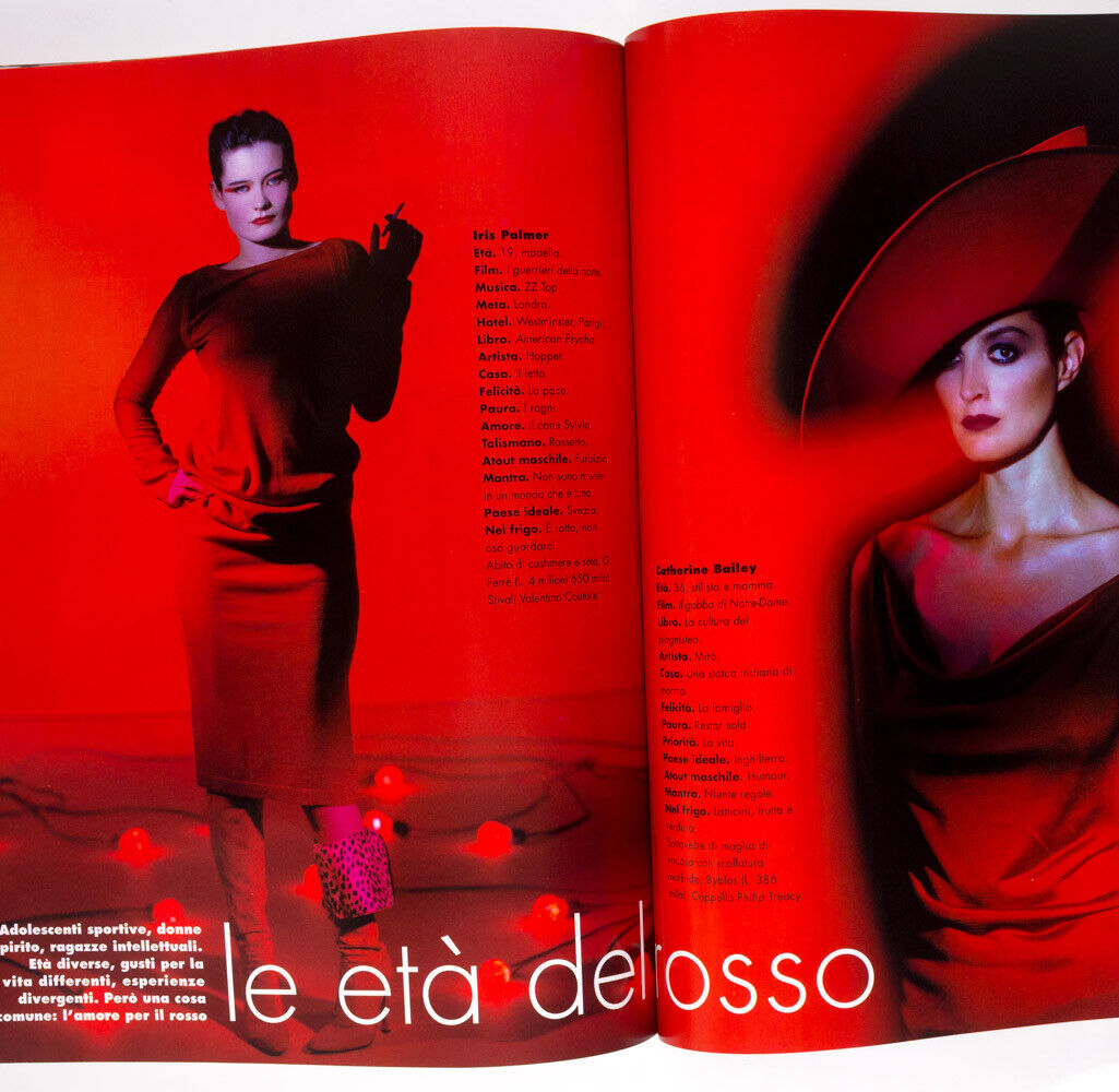 Jaime Rishar PETER BEARD Eva Herzigova MAGALI AMADEI NYC ITALIAN ELLE magazine