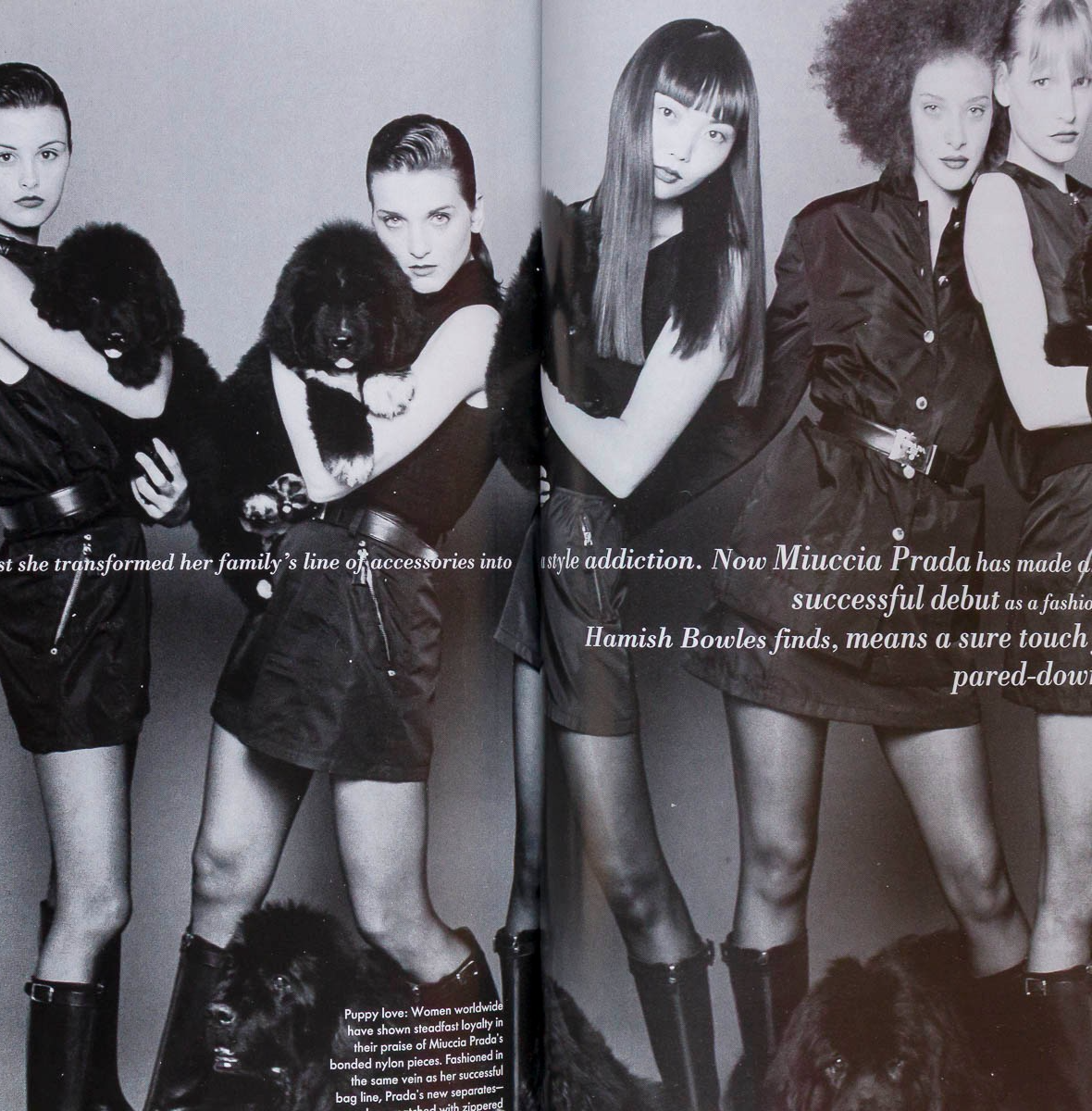 CINDY CRAWFORD Rem Koolhaas IONE SKYE Tatjana Patitz  VOGUE November 1994 Warhol