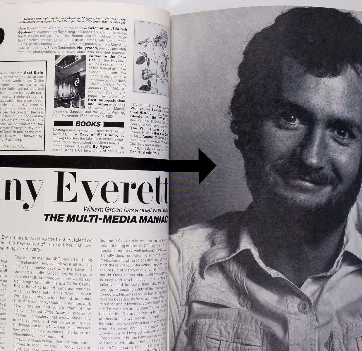 Debbie Dickinson 70s KNITWEAR Kenny Everett INDIA Crete PARIS Vogue magazine VTG