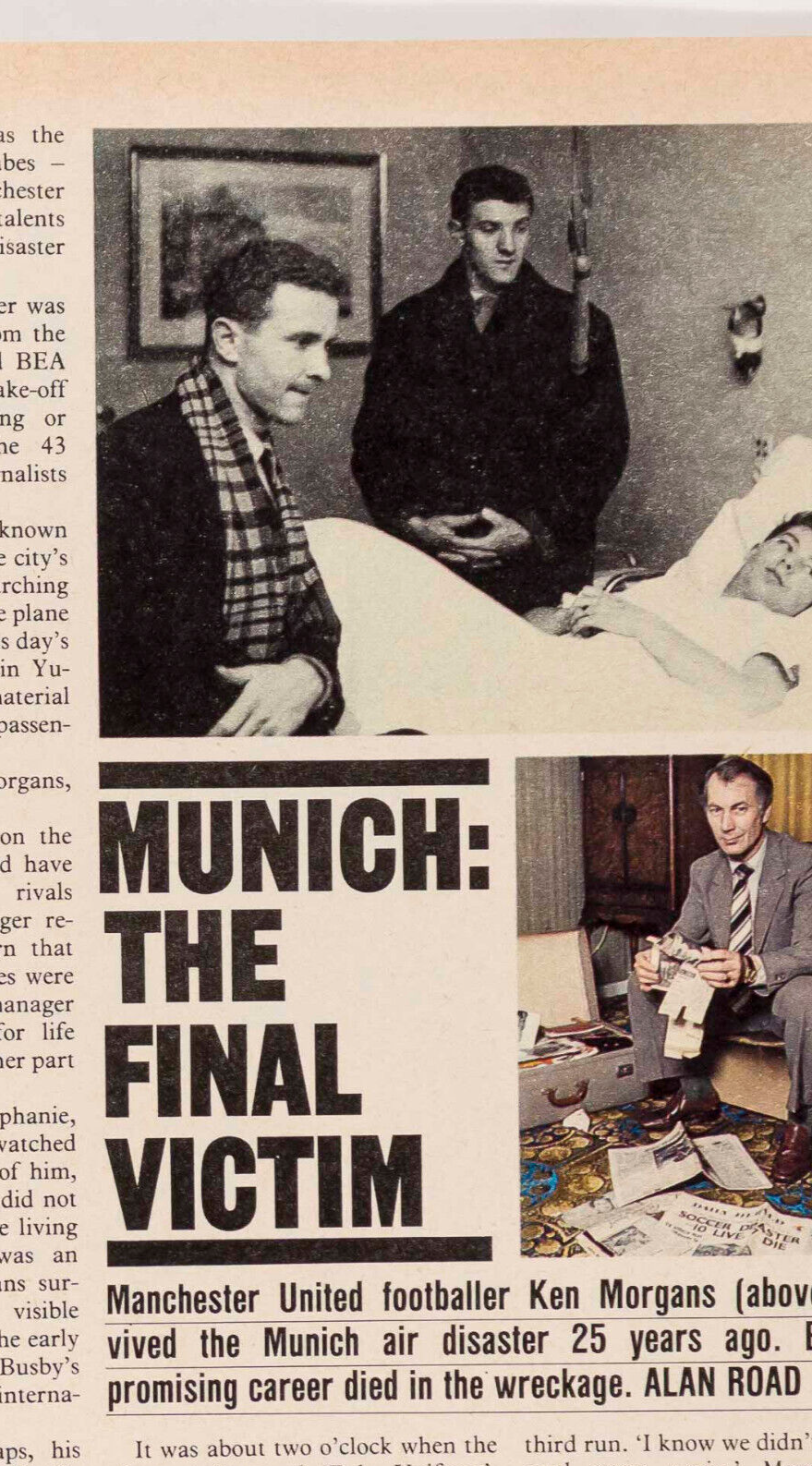 Pool DAVID FROST Napalm girl TIMOTHY WEST Ken Morgans OBSERVER January 30 1983