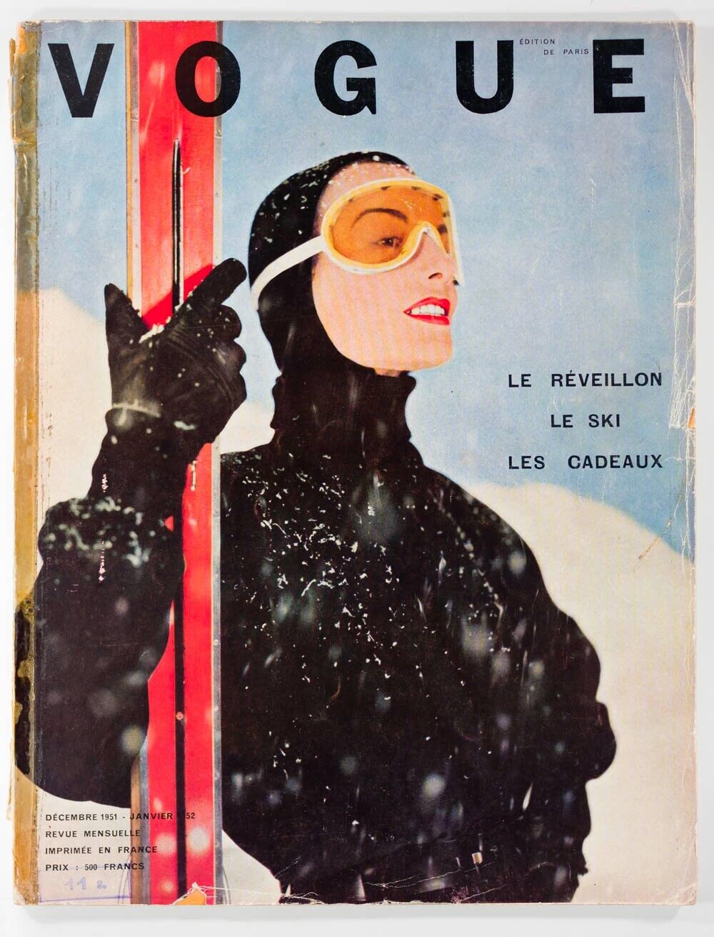 Skiwear BALENCIAGA Cecil Beaton CHRISTIAN DIOR Balmain CHANEL Hermes PARIS VOGUE