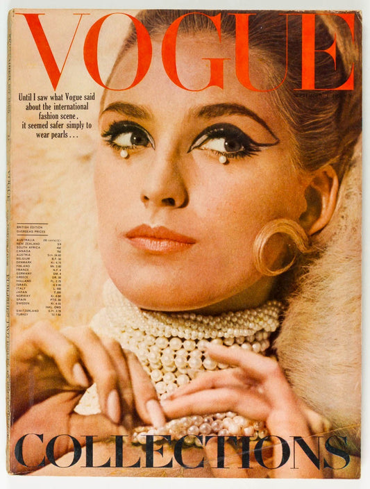 Marika Green NORMAN PARKINSON Veruschka HELMUT NEWTON Vogue September 1965 Klimt
