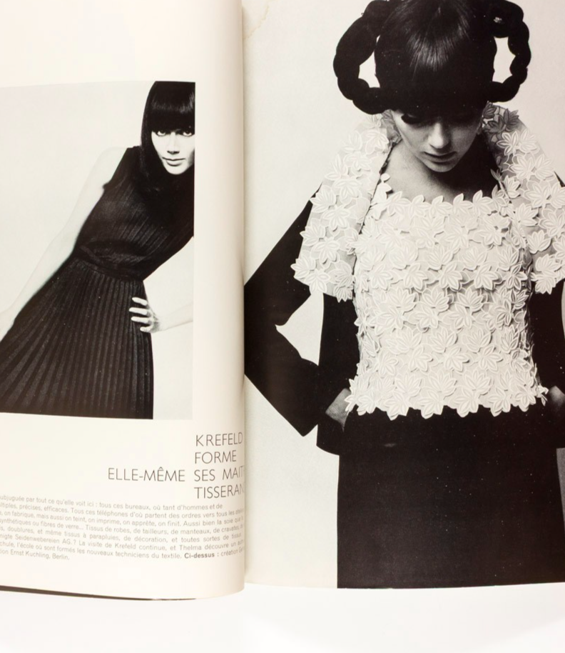 Nicole De Lamarge GUY BOURDIN Catherine Deneuve PEGGY MOFFITT Vogue May 1966 YSL