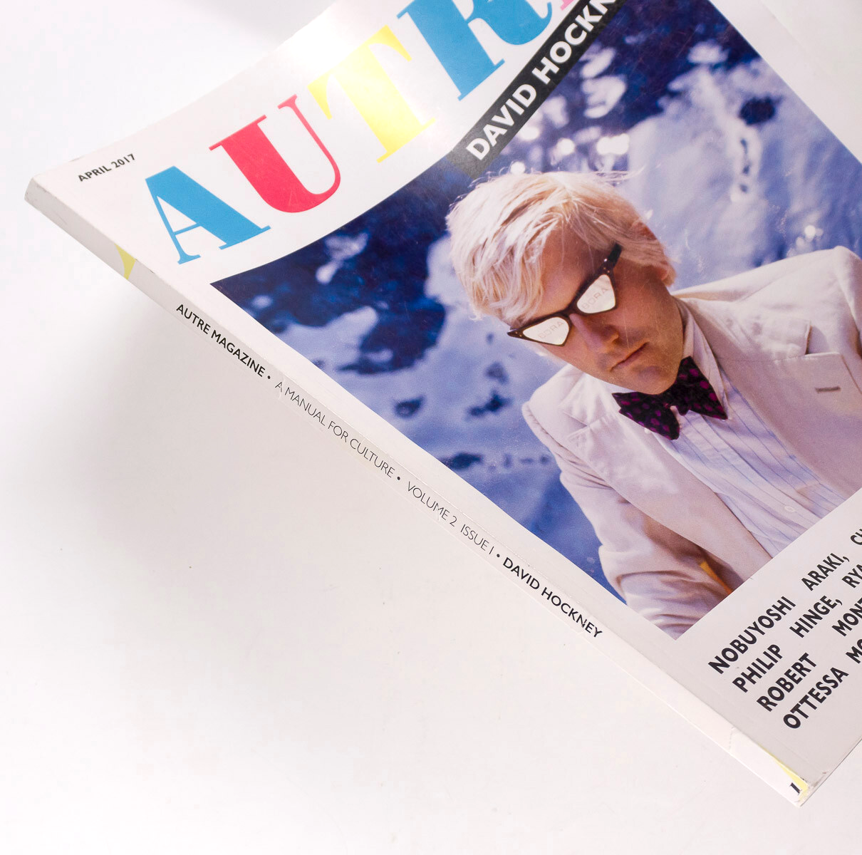 DAVID HOCKNEY Araki RICHARD HELL Prince AUTRE April 2017 ALAN VEGA Ryan McGinley