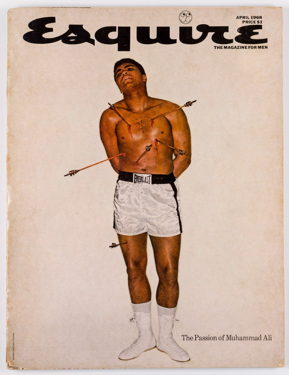 Muhammad Ali GEORGE LOIS Vietnam SOUL Carl Fischer ART KANE Esquire April 1968