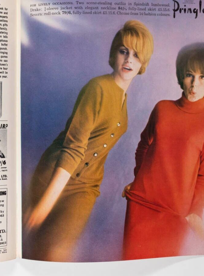 PATTIE BOYD Tania Mallett JILL KENNINGTON Grace Coddington FLAIR magazine 60s UK