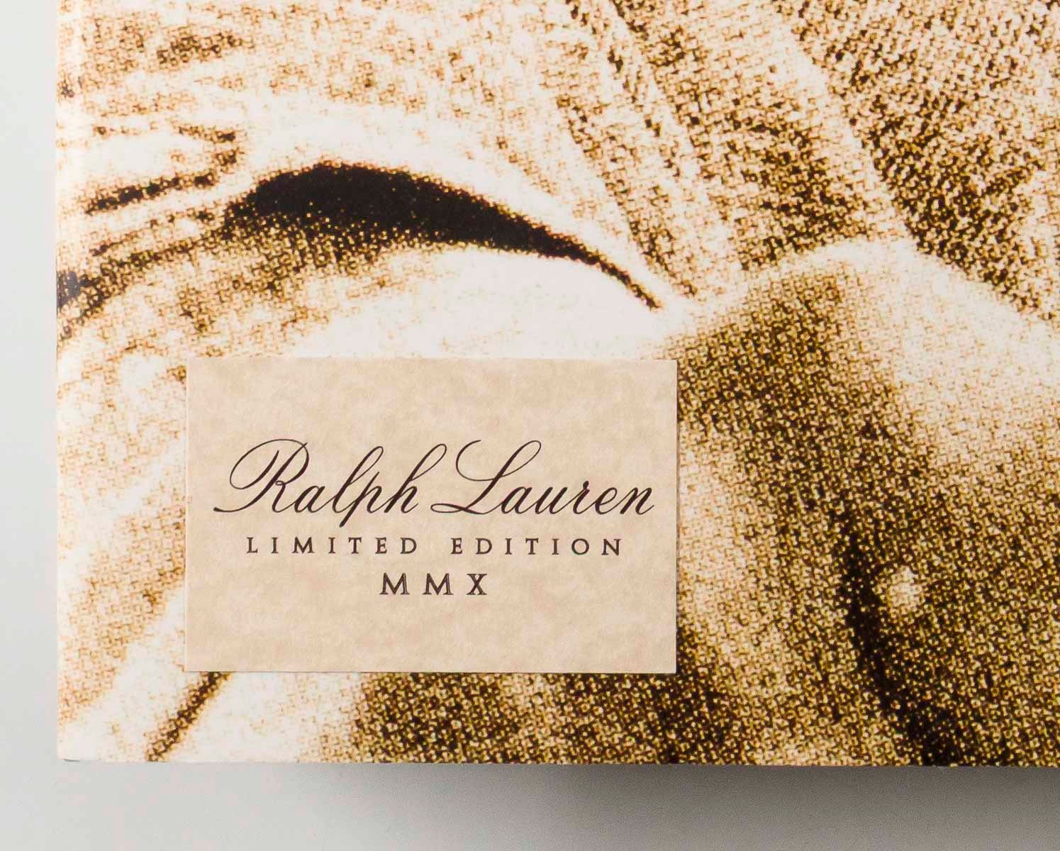Ralph Lauren SIGNED Rare LIMITED EDITION Rizzoli book MMX slipcase 2007 Hardback