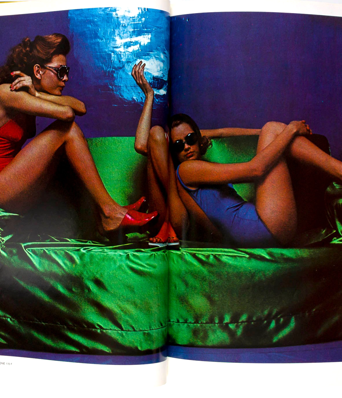 CHARLOTTE RAMPLING Guy Bourdin HELMUT NEWTON Balenciaga PARIS VOGUE May 1972 vtg