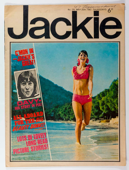 Davy Jones FRANCOISE HARDY Spencer Davis JACKIE magazine May 1967 Quant MINERS