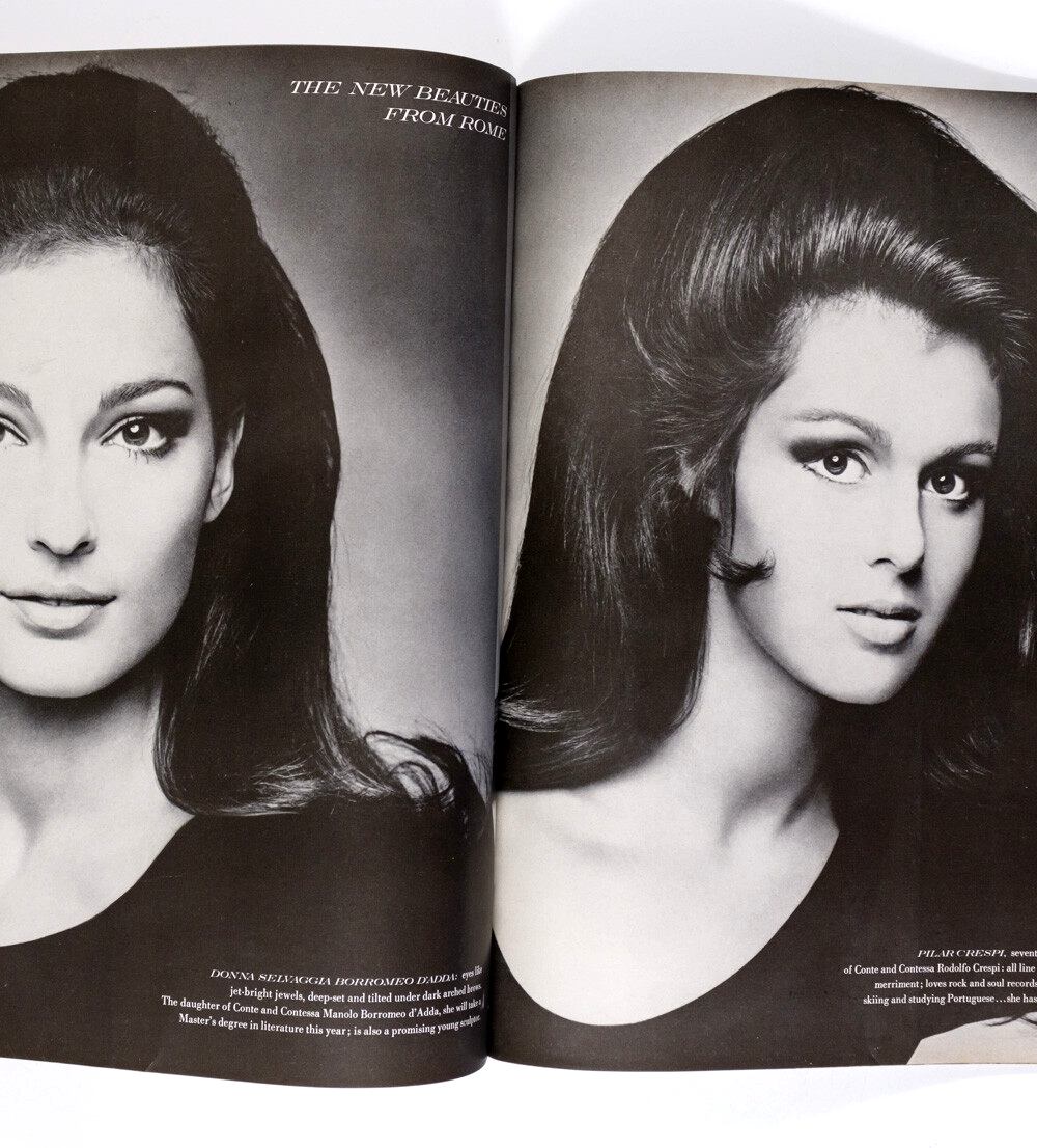 Lauren Hutton BEATLES Avedon BARBRA STREISAND Vogue December 1968 MEXICO Penn US