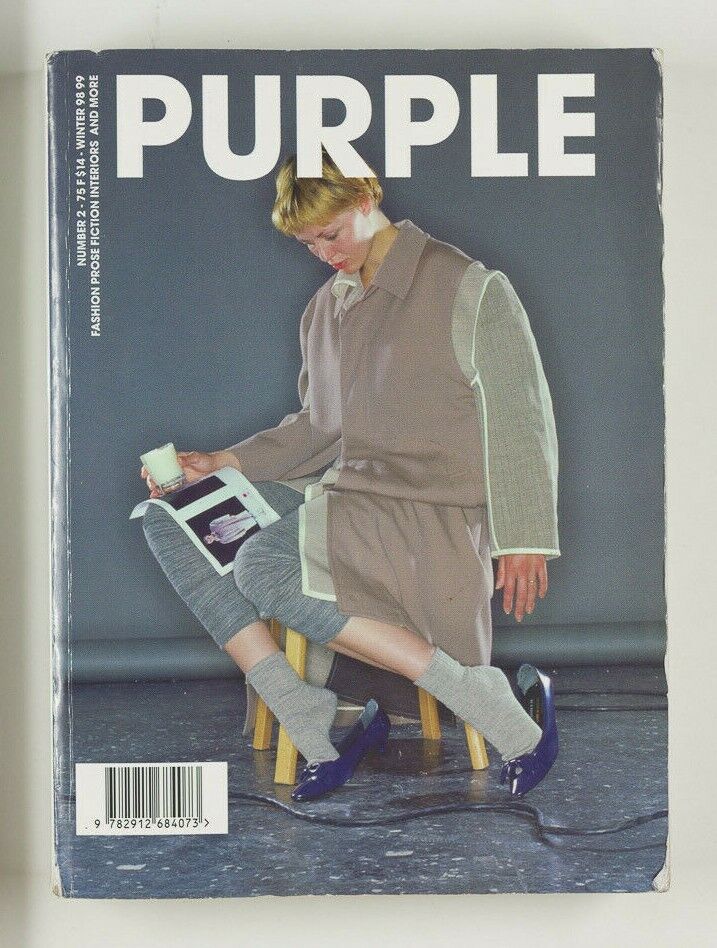 Comme des Garcons JUERGEN TELLER Margiela FASHON Purple magazine # 2 Winter 1998