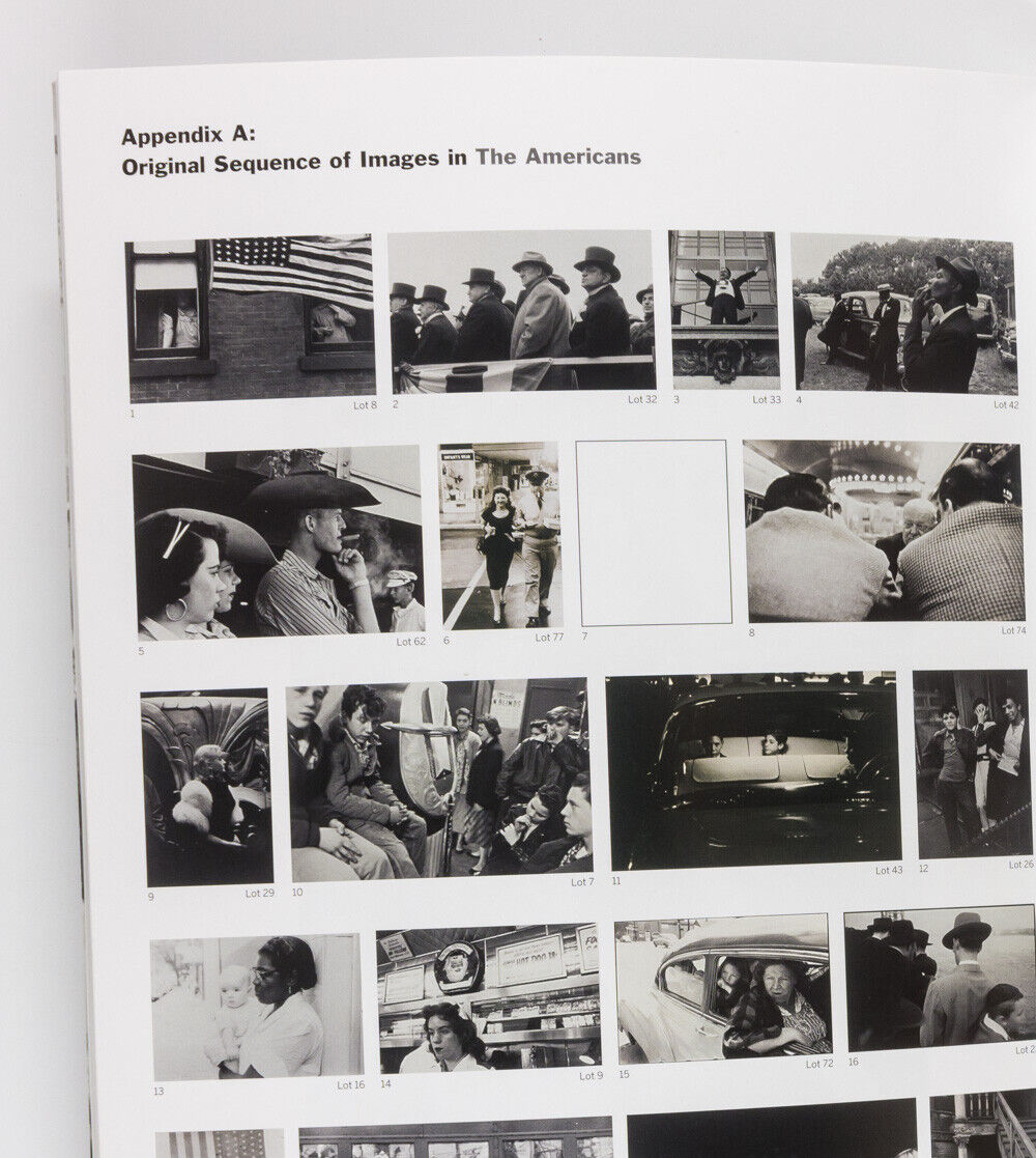 ROBERT FRANK Auction Catalogue THE AMERICANS Sotheby's NY Jake & Ruth Bloom 2015