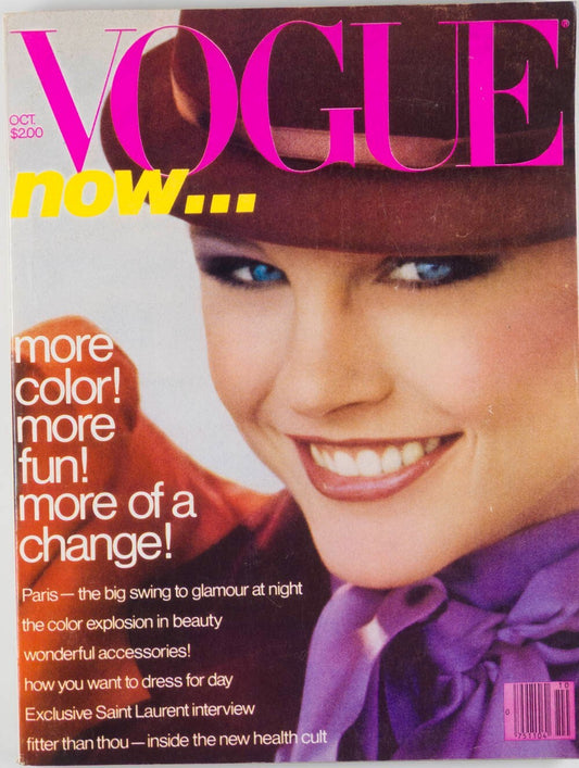 Michele Stevens GIA CARANGI Yves Saint Laurent VOGUE October 1978 Paris GLAMOUR