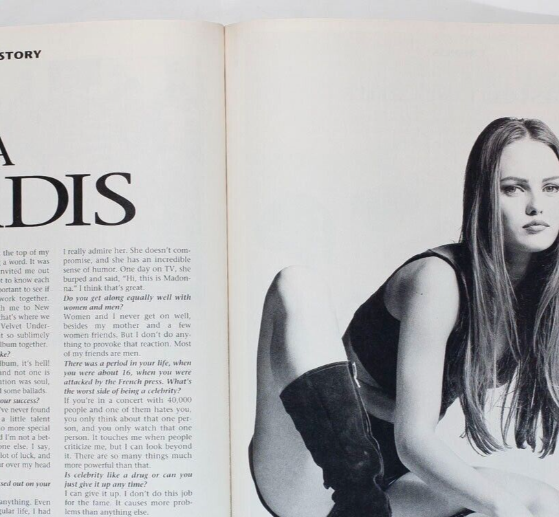 Vanessa Paradis NUNO BETTENCOURT Marky Mark IN FASHION 1992 Marcus Schenkenberg