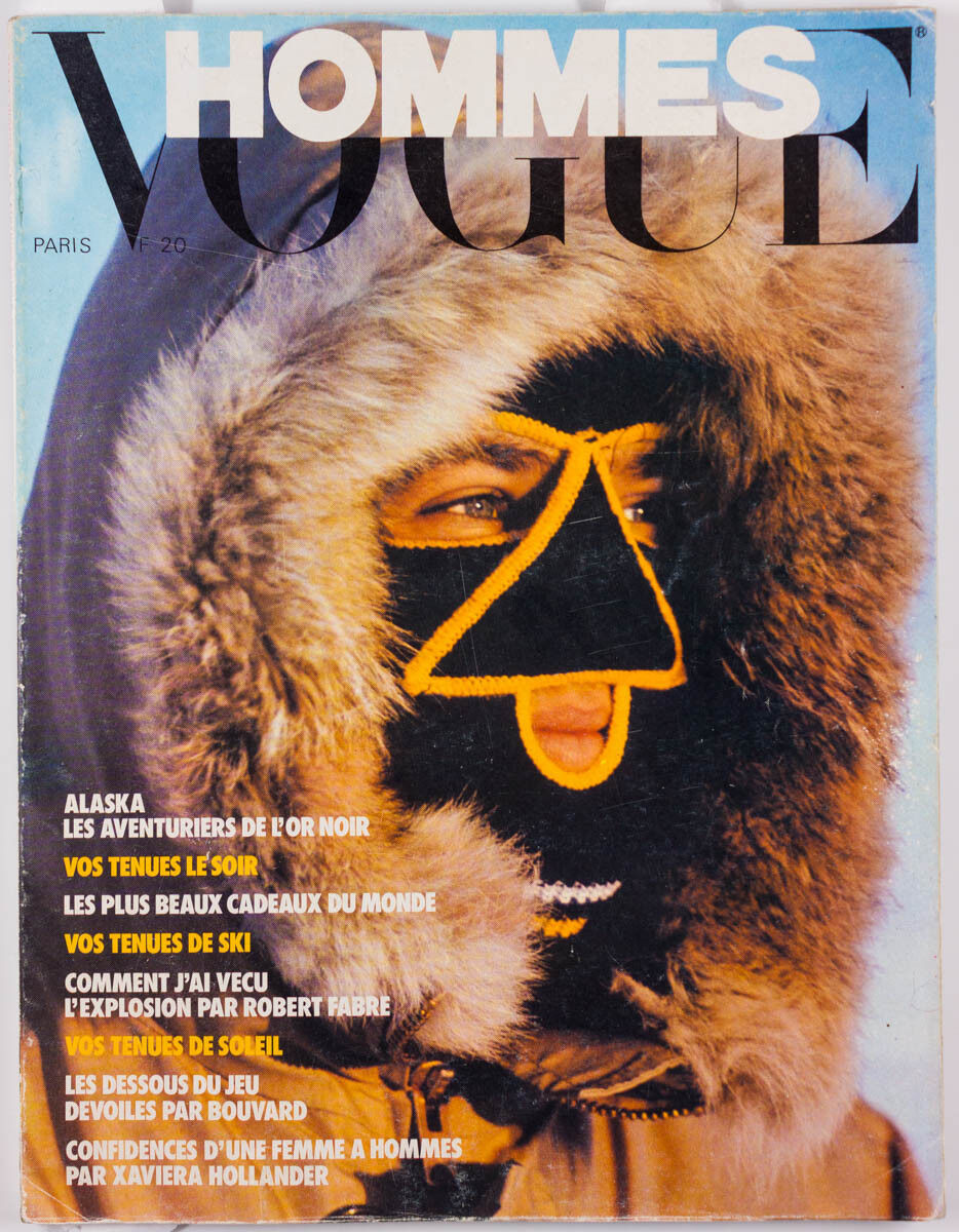 Steve Hiett HENRY CLARKE Laurence Sackman MARY RUSSELL Gucci VOGUE HOMMES 1977