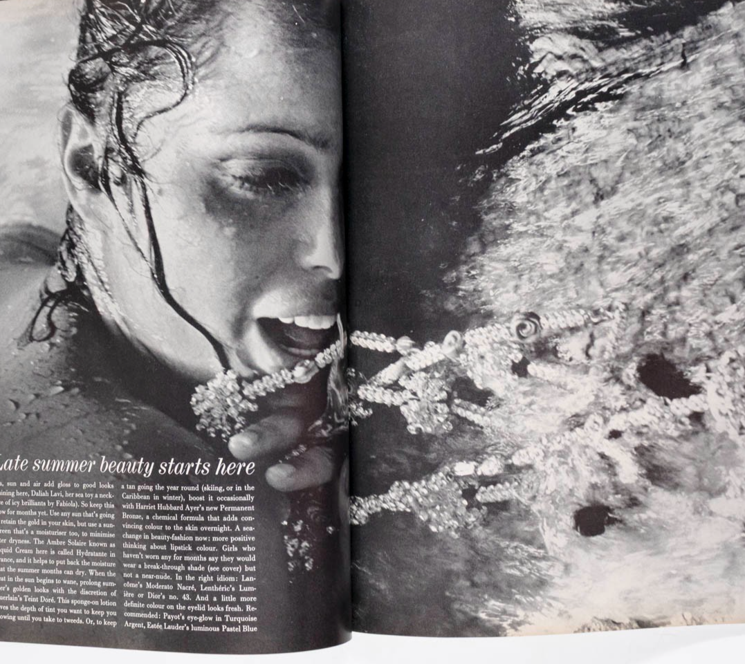 JILL KENNINGTON Helmut Newton OSSIE CLARK Vogue 1965 August 60th birthday gift