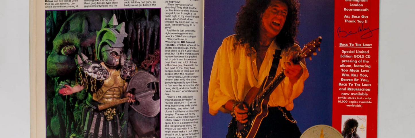 Metallica NIRVANA POSTER Ozzy Osbourne KERRANG magazine 1993 June 449 Bon Jovi
