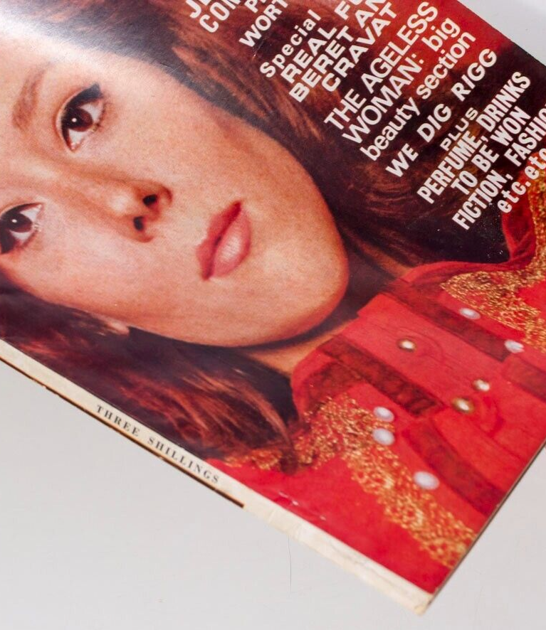 Diana Rigg CATHEE DAMEN Nadia Nerina CHAIM TOPOL Grima  WOMAN'S JOURNAL magazine