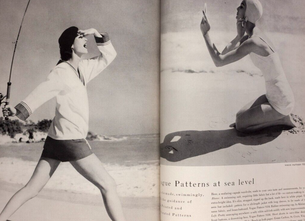 JOANNA McCORMICK Natalie Wood PICASSO Vogue 1957 June RENE BOUCHE Penn AGA KHAN