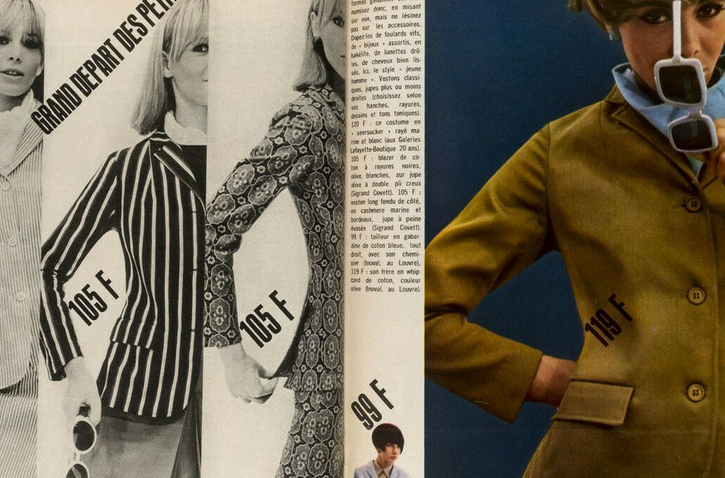 JEAN SHRIMPTON Anita Pallenberg SACHA VAN DORSSEN Elle magazine 27 May 1965 1014