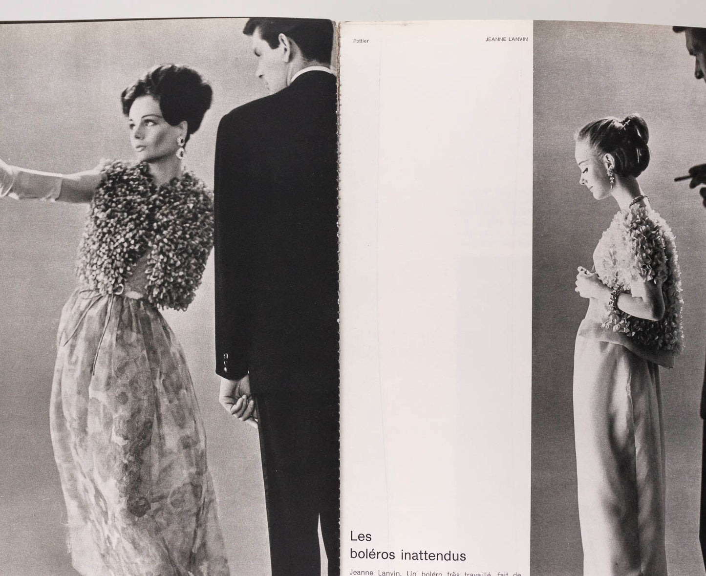 2 x Rene Gruau magazines - L'OFFICIEL March 1963 & Vogue March 1955