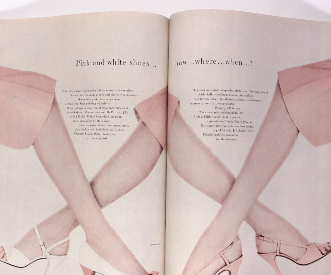 Jean Patchett SALVADOR DALI Herbert Matter VOGUE May 1954 Penn RBW Rene Bouche