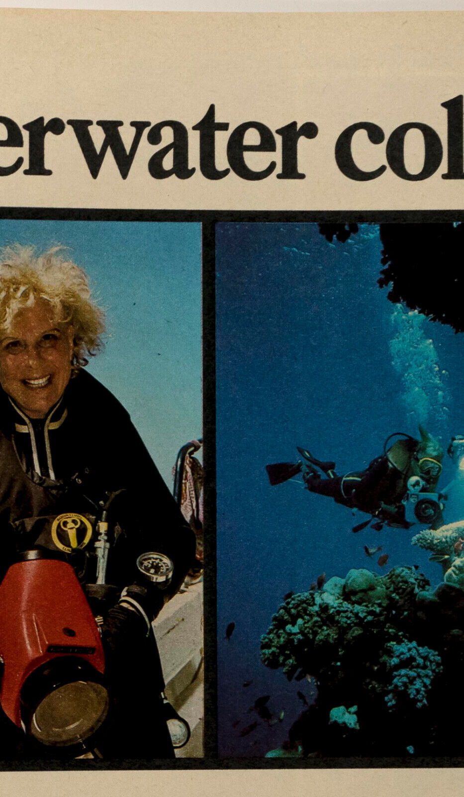 LENI RIEFENSTAHL Anne Ziegler Webster Boothe UNDERWATER PHOTOGRAPHY Sunday Times