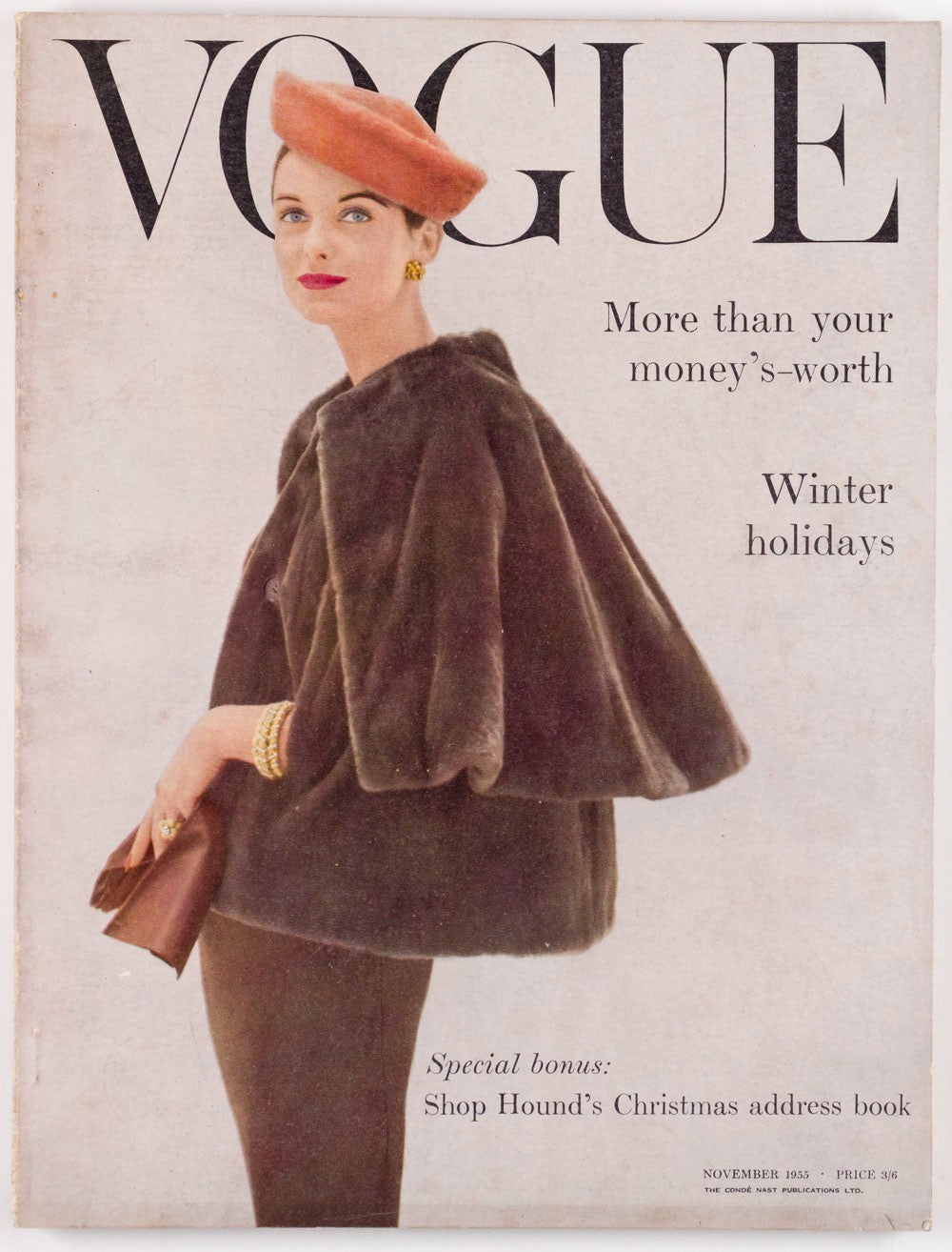 Mary Jane Russell VIVIEN LEIGH Marlene Dietrich VOGUE 1955 November NOEL COWARD