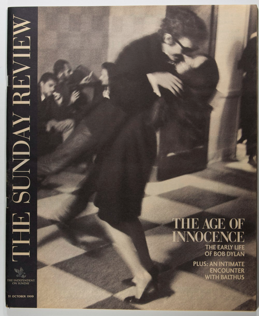 Early life of BOB DYLAN Balthus SUNDAY REVIEW INDEPENDENT magazine October 1999